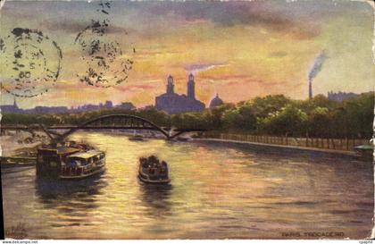 CPA Le Pont de Passy Paris