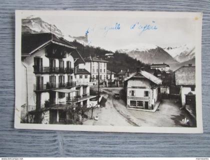 Cpa Passy (74) vue d'ensemble et la chaine des Alpes