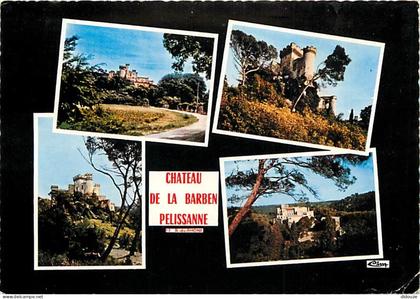 Carte Postale - 13 - Pélissanne - Château de la Barben - Multivues - Flamme Postale de La Roque d'Antheron - CPM - Voir