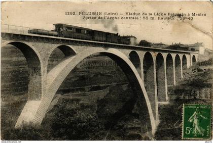 CPA PELUSSIN - Viaduc de la Ligne PELUSSIN a Maclas (578563)