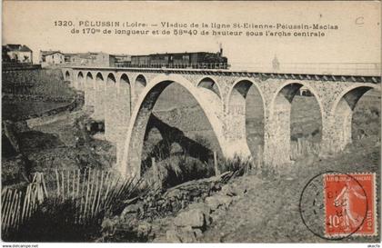 CPA PéLUSSIN Viaduc de la ligne St-éTIENNE-PéLUSSIN-Maclas (664396)
