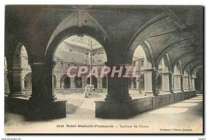 CPA Saint Guenole Penmarch Interieur du Cloitre