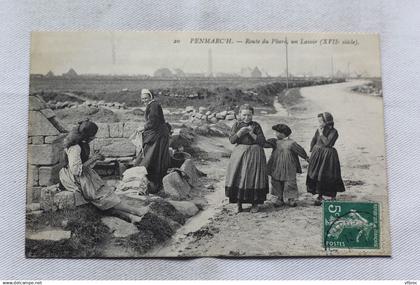 Penmarch, route du phare, un lavoir, Finistère 29