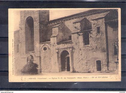 84. pernes les fontaines. église notre dame de nazareth