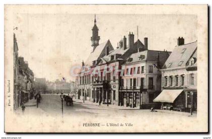 CPA Peronne L'hotel de ville