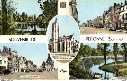 CPSM Souvenir de Peronne Somme