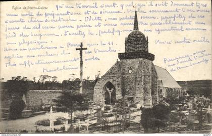 CPA Perros Guirec Eglise