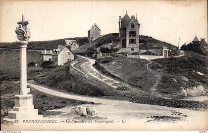 CPA Perros Guirec Le Calvaire de Trestrignel