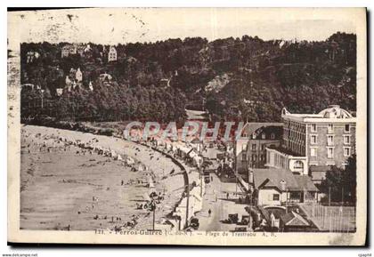 CPA Perros Guirec Plage de Trestraou