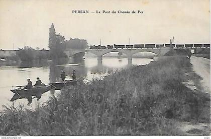 CPA Persan Le Pont de Chemin de Fer