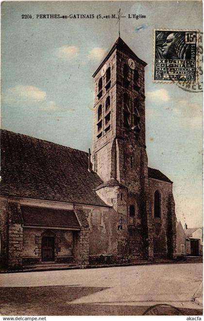 CPA PERTHES-en-GATINAIS - L'Église (292533)