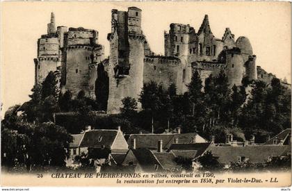 CPA Pierrefonds - Chateau de Pierrefonds en Ruines (1032218)