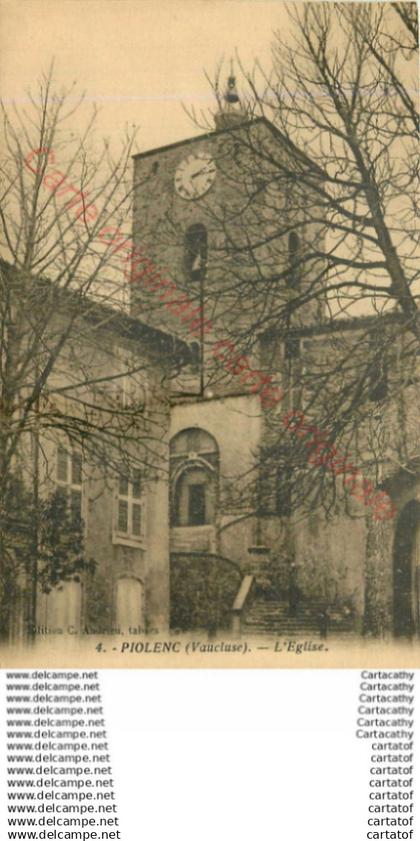84.  PIOLENC .  L'Eglise .