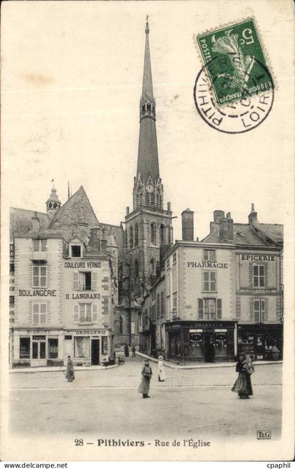 Pithiviers CPA Rue de l'eglise