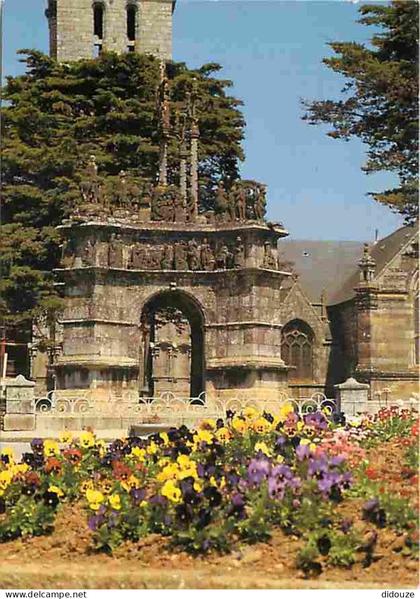 29 - Pleyben - Le Calvaire Breton - Fleurs - Flamme Postale - Voir Scans Recto Verso