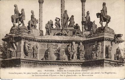 Pleyben - Details du Calvaire - Notre Seigneur - CPA