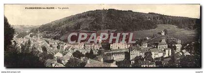 CARTE DOUBLE Plombieres Les Bains Vue Generale
