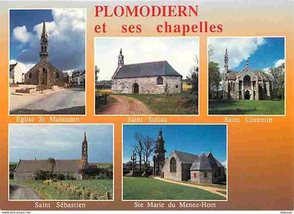 Carte Postale - 29 - Plomodiern - Ses Chapelles - Multivues - Voir Scans Recto Verso