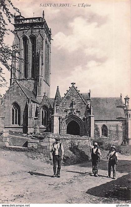29 -  Plonevez  du Faou  -  Saint Herbot -  l'église