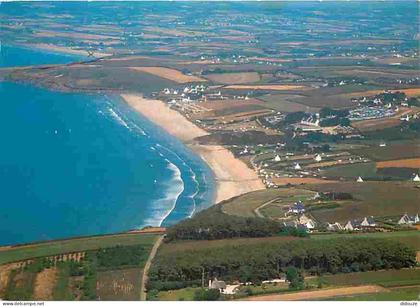 Carte Postale - 29 - Plonevez-Porzay - Les Plages de Trezmalaouen et de Kervel - Vue aérienne - Flamme Postale - Voir Sc
