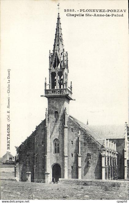 CPA Plonevez Porzay Chapelle Ste Anne La Palud