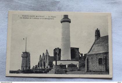 O785, pointe Saint Mathieu, les ruines de l'abbaye et le sémaphore, Finistère 29