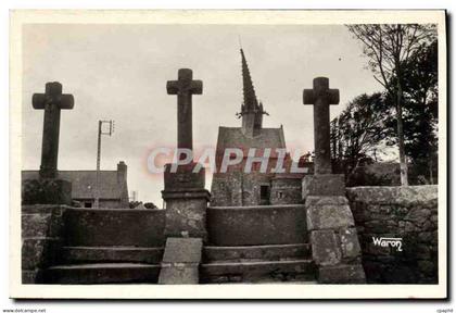 CPA Plougrescant Les Trois Croix de Saint Gonery et l'Eglise