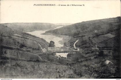 CPA Plouguerneau l'anse de l'Abervrac'h