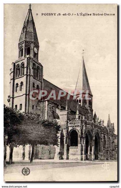 Poissy CPA L'eglise Notre DAme