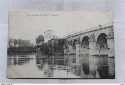 vue du pont de Poissy, Yvelines 78