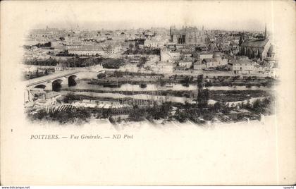CPA Poitiers Vue generale