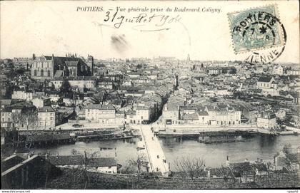 CPA Poitiers Vue generale
