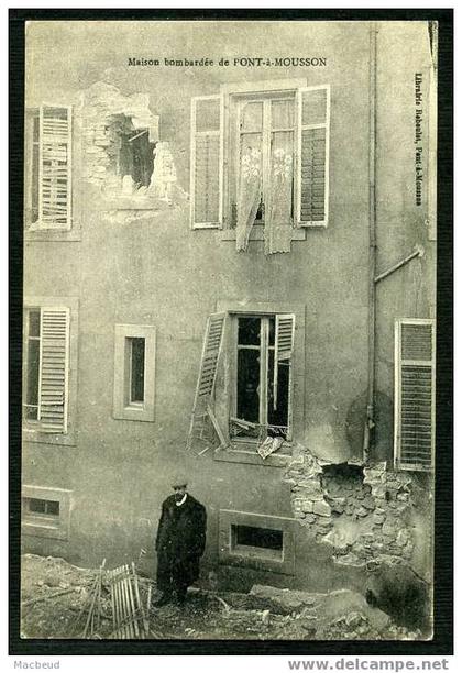 54 - PONT A MOUSSON - Maison bombardée