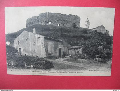 Carte    Pont-à-Mousson  Les Ruines du château de Mousson
