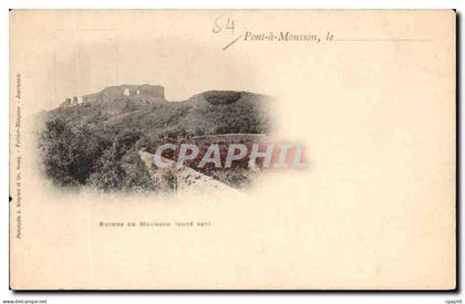 CPA Pont a Mousson le Ruines De Mousson