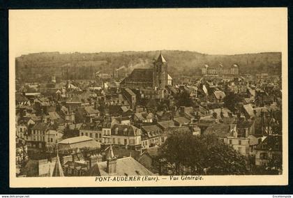 CPA - Carte Postale - France - Pont Audemer - Vue Générale (CP21393)