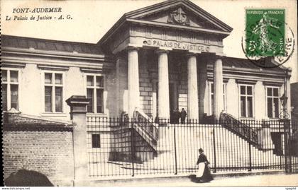 CPA Pont Audemer Palais de justice