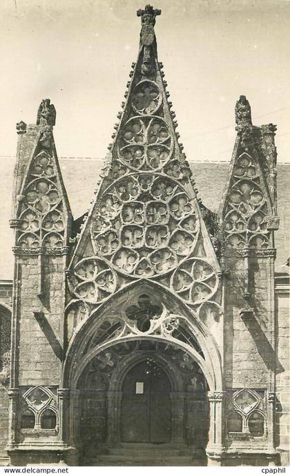 CPA Pont-Croix Finestere Porte de l'Eglise