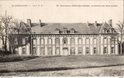 Pont de l'Arche - Chateau des Deux Amants - CPA