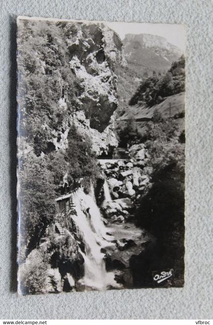 D455, Cpsm, le Vercors, les cascades de la Bourne à Pont en Royans, Isère 38