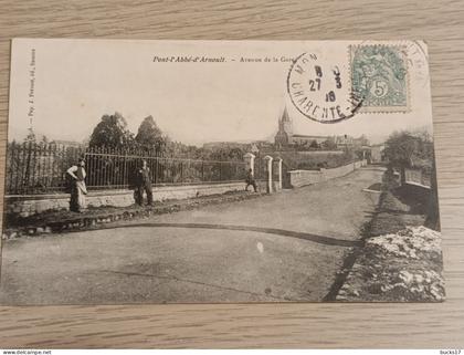CPA 17 - Pont-l'Abbé-d'arnoult , avenue de la gare