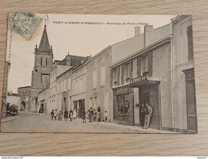 CPA 17 - Pont-l'Abbé-d'arnoult , avenue de pont l'abbé