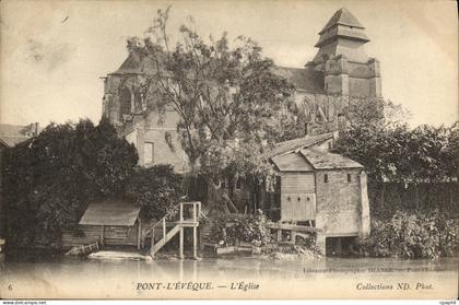 CPA Pont L Eveque L Eglise