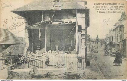 CPA Pont l'Eveque Oise Une Maison de Pont l'Eveque Militaria