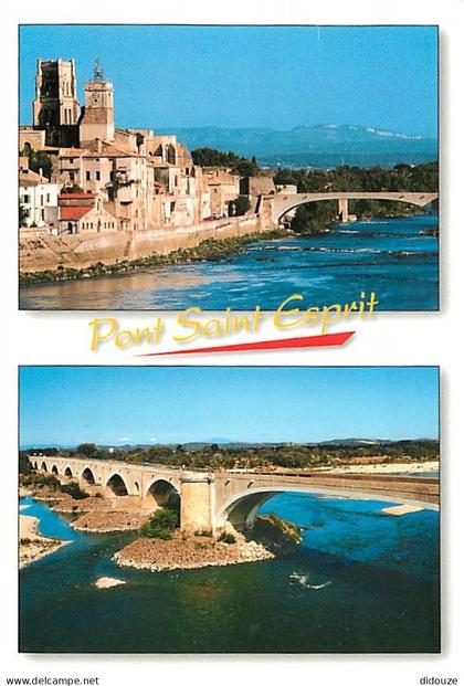 Carte Postale - 30 - Pont Saint Esprit - Multivues - Flamme Postale de Pont Saint Esprit - CPM - Voir Scans Recto-Verso