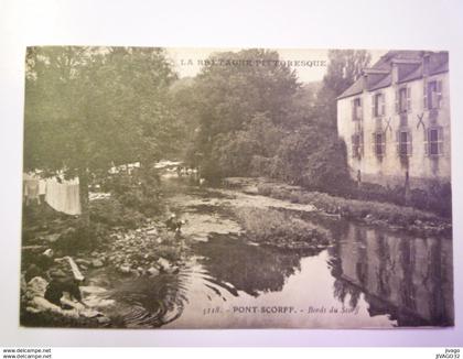 PONT SCORFF  (Morbihan)  :  Bords du  SCORFF