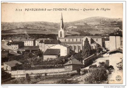 69. pontcharra sur turdine. quartier de l'eglise