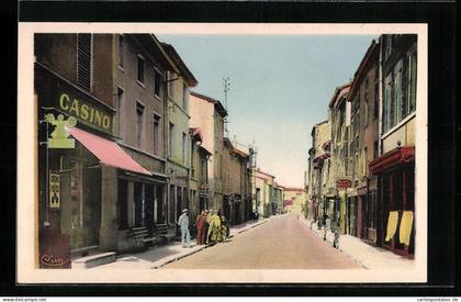 CPA Pontcharra-sur-Turdine, Grande Rue