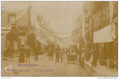 Pontcharra sur turdine: souvenir du congrés - carte photo