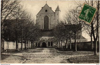 CPA Eglise de Pontigny La Facade FRANCE (1452095)